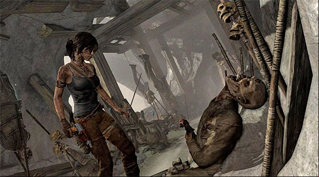 Move forward through the larger room, but stop to pick up some ammo - Find a Way Out | 11: Another Fine Mess Walkthrough - 11: Another Fine Mess | Walkthrough - Tomb Raider Game Guide