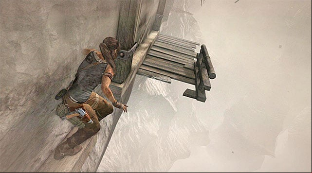 Make your way towards the gallery - Find a Way Out | 11: Another Fine Mess Walkthrough - 11: Another Fine Mess | Walkthrough - Tomb Raider Game Guide