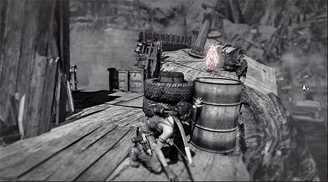 Walk over the collapsed mast and take cover as soon as possible - Return to Jonah with the Block and Tackle | 21: A Pirates Life Walkthrough - 21: A Pirates Life | Walkthrough - Tomb Raider Game Guide