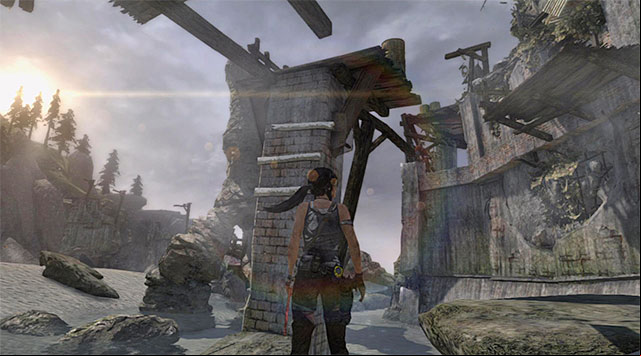 After youve checked out the southern area, locate the stone structure pictured above - Reach the Endurance Wreck (part 1) | 22: Gone Missing Walkthrough - 22: Gone Missing | Walkthrough - Tomb Raider Game Guide