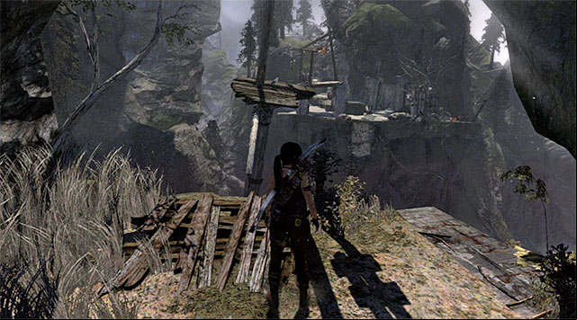 I suggest making your way to the ledge where guards has been stationed and from there heading south-east, across the drawbridge - Reach the Endurance Wreck (part 1) | 22: Gone Missing Walkthrough - 22: Gone Missing | Walkthrough - Tomb Raider Game Guide