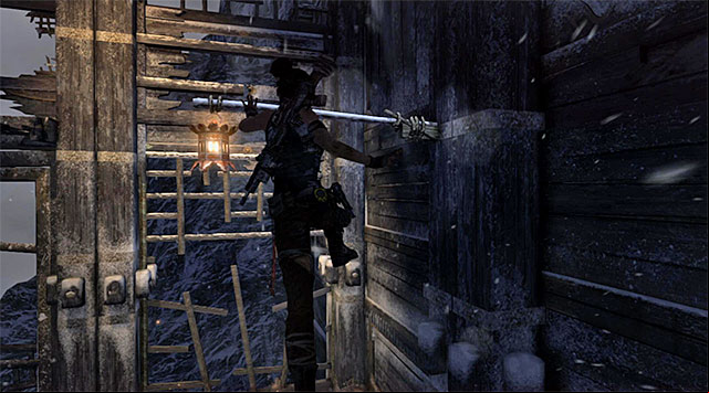Continue your march, getting to the small ramp - Rescue Sam from Mathias (part 2) | 24: Going Back In Walkthrough - 24: Going Back In | Walkthrough - Tomb Raider Game Guide