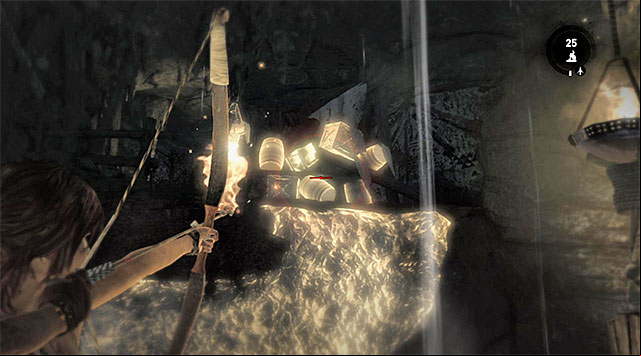 Stand in front of the new barricade - Stormguard Sanctum | Optional Tombs: Summit Forest - Summit Forest | Optional Tombs - Tomb Raider Game Guide