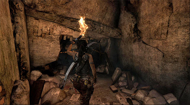 Take the upper or the lower path (both meet back up in the same spot), and continue onwards - The Flooded Vault | Optional Tombs: Shipwreck Beach - Shipwreck Beach | Optional Tombs - Tomb Raider Game Guide