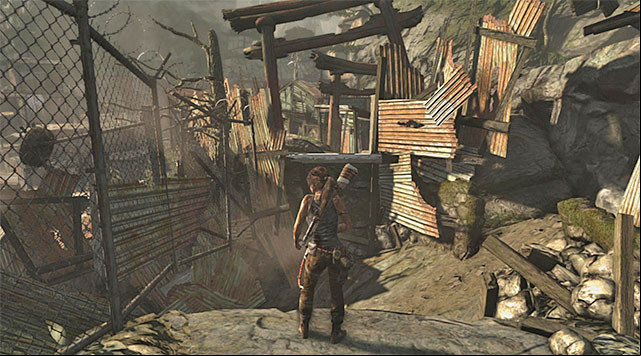 Stay on the main path to Shantytown - Look for First Aid | 13: Open Wounds Walkthrough - 13: Open Wounds | Walkthrough - Tomb Raider Game Guide