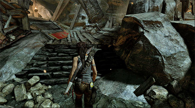 Notice that the explosion unlocked the above age - Rescue the Captured Endurance Crew | 16: No One Left Behind Walkthrough - 16: No One Left Behind | Walkthrough - Tomb Raider Game Guide
