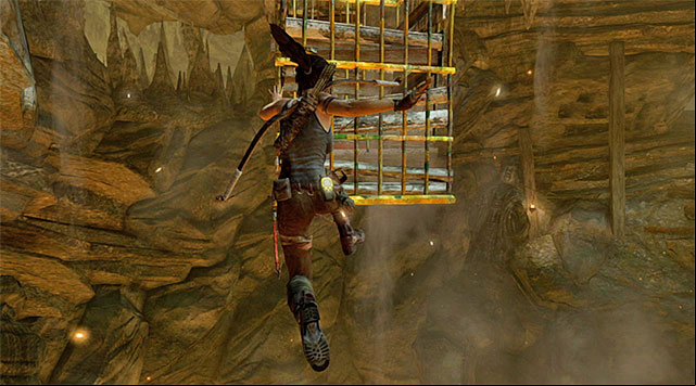The final part of the current stage isnt too challenging - Escape the Cavern | 16: No One Left Behind Walkthrough - 16: No One Left Behind | Walkthrough - Tomb Raider Game Guide