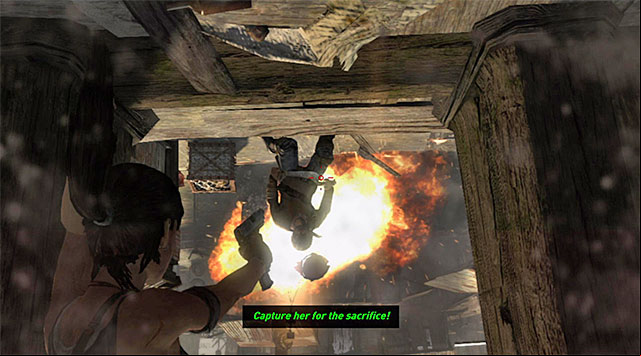 Be on your guard because as soon as she goes in, Lara will fall into a trap, which is something you cant avoid - Well of Tears | Optional Tombs: Shantytown - Shantytown | Optional Tombs - Tomb Raider Game Guide