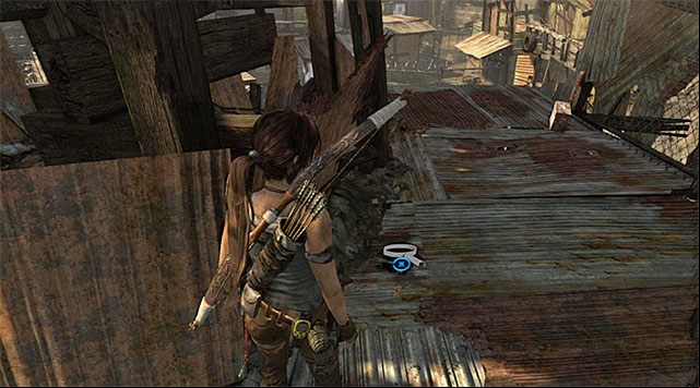 Youll find the Cache lying on one of them (reward: 5 XP) - GPS Caches (01-07) | Collectibles: Shantytown - Collectibles: Shantytown - Tomb Raider Game Guide