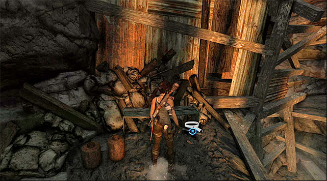 Go down it until you reach the edge - GPS Caches (08-15) | Collectibles: Shantytown - Collectibles: Shantytown - Tomb Raider Game Guide