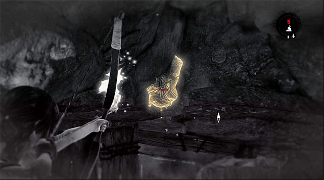 Watch out for a savage that is going to attack you (shot him with the bow or kill him with the climbing axe) - Firestarter | Collectibles: Geothermal Caverns - Collectibles: Geothermal Caverns - Tomb Raider Game Guide