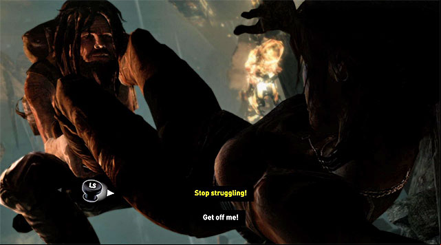 Approach the small hole so that Lara automatically crouches - Keep Moving Forward to Survive | 1: Survive Walkthrough - 1: Survive | Walkthrough - Tomb Raider Game Guide