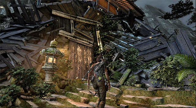 Proceed forward, but keep to the main path - Continue Up the Mountain to Regroup with Roth | 7: Mountain Rendezvous Walkthrough - 7: Mountain Rendezvous | Walkthrough - Tomb Raider Game Guide