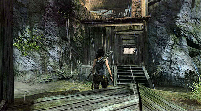 Turn north and go through the building that stands between you and your objective - Find Roths Pack | 8: Cry for Help Walkthrough - 8: Cry for Help | Walkthrough - Tomb Raider Game Guide