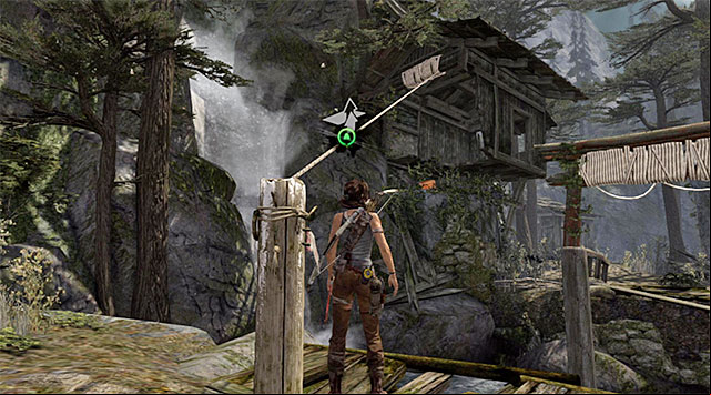 In the next location, the game will trigger a tutorial that will show you how to use the rope to make rope bridges - Regroup with Roth | 9: A Road Less Traveled Walkthrough - 9: A Road Less Traveled | Walkthrough - Tomb Raider Game Guide