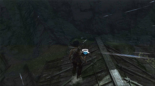 Look for the Cache upon landing (reward: 5 XP) - GPS Caches (08-15) | Collectibles: Mountain Village - Collectibles: Mountain Village - Tomb Raider Game Guide