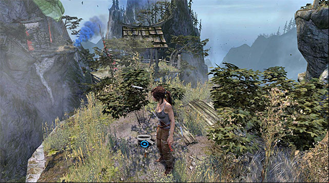 Search the ground, the Cache has been hidden in the grass (reward: 5 XP) - GPS Caches (08-15) | Collectibles: Mountain Village - Collectibles: Mountain Village - Tomb Raider Game Guide