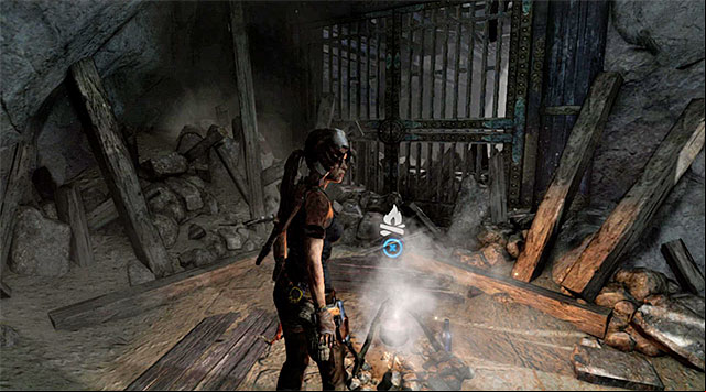 CAMPSITE 1/1 - SHELTERED ALCOVE - Campsites | Collectibles: Chasm Monastery - Collectibles: Chasm Monastery - Tomb Raider Game Guide