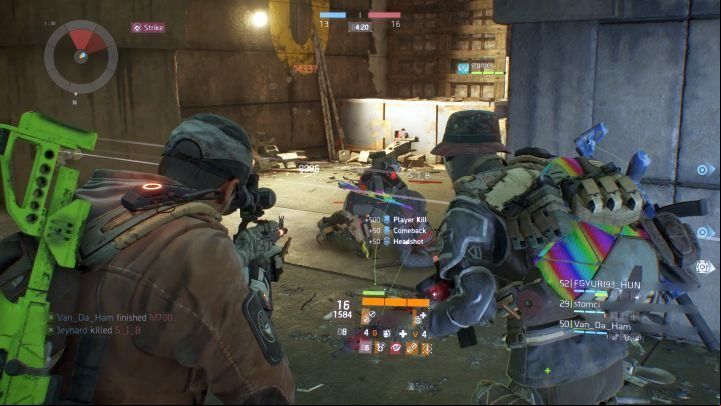 A kill is counted only when you finish off your enemy. - Skirmish in Division - Game modes - Tom Clancys The Division Game Guide