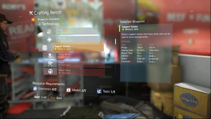 You should create skills as fast as you can, they will help you a lot. - Survival in Division - Game modes - Tom Clancys The Division Game Guide