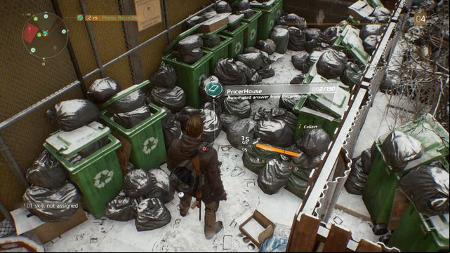 The phone in the contaminated area - Chelsea & Camp Hudson (M1) | Intel data - Intel data - Tom Clancys The Division Game Guide