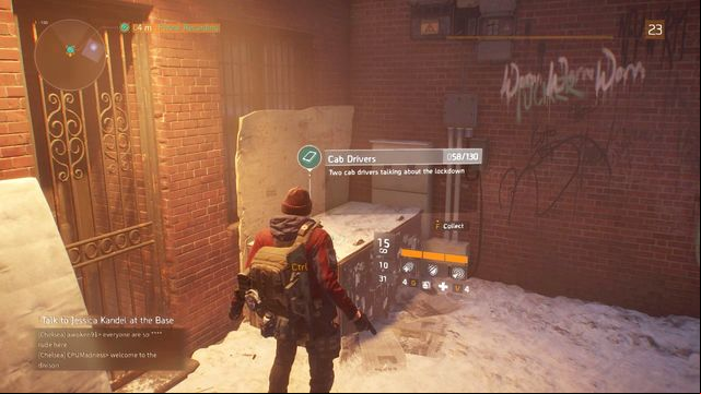 Another phone in the alley - Chelsea & Camp Hudson (M1) | Intel data - Intel data - Tom Clancys The Division Game Guide