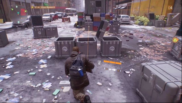 The ECHO is by the crates at the main road - Chelsea & Camp Hudson (M1) | Intel data - Intel data - Tom Clancys The Division Game Guide