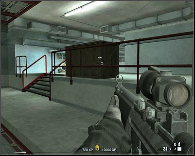 I wouldn't recommend choosing the stairs which you'll come across along the way - Scene 2 - Furnaces - part 2 - Act 6 - Nevada Desert - Tom Clancys Rainbow Six: Vegas 2 - Game Guide and Walkthrough