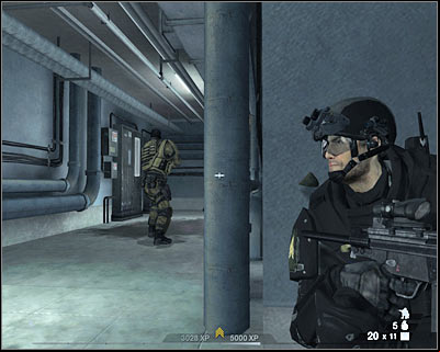 Move the camera, so you'll have a good view at your surroundings - Scene 1 - Drop Off - part 2 - Act 6 - Nevada Desert - Tom Clancys Rainbow Six: Vegas 2 - Game Guide and Walkthrough