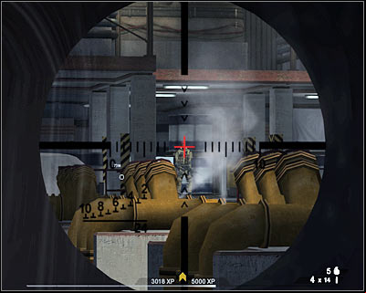 Once you've secured the area, start moving towards the neutralized heavy machine gun post - Scene 1 - Drop Off - part 1 - Act 6 - Nevada Desert - Tom Clancys Rainbow Six: Vegas 2 - Game Guide and Walkthrough