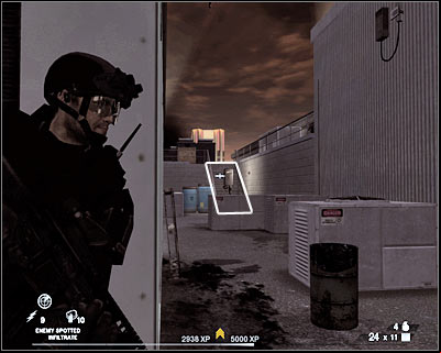 In order to finish up with this mission you'll have to take out all hostile units - Scene 4 - Extraction - part 2 - Act 5 - Theater - Tom Clancys Rainbow Six: Vegas 2 - Game Guide and Walkthrough