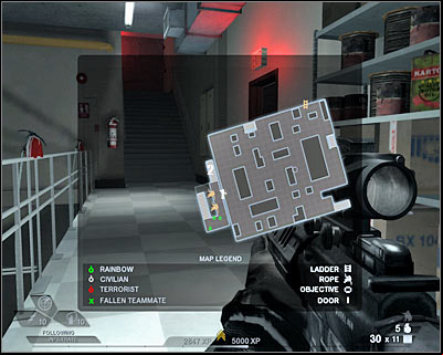 1 - Scene 4 - Extraction - part 1 - Act 5 - Theater - Tom Clancys Rainbow Six: Vegas 2 - Game Guide and Walkthrough