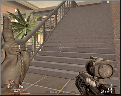 You may start moving towards the opposite end of the tunnel - Scene 2 - Arena - part 2 - Act 3 - Recreation Center - Tom Clancys Rainbow Six: Vegas 2 - Game Guide and Walkthrough