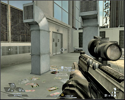 Open the door and enter a new room - Scene 1 - Rooftops - part 3 - Act 2 - Old Vegas - Tom Clancys Rainbow Six: Vegas 2 - Game Guide and Walkthrough