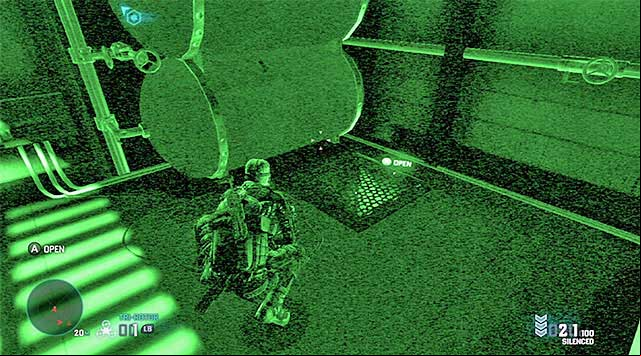 Just like I wrote earlier, right after you collect the disc with the ed data, you should return to the manhole to the underground tunnels - Make your way out of the command center with Charlie's disc - Mission 6 - Special Missions HQ - Tom Clancys Splinter Cell: Blacklist - Game Guide and Walkthrough