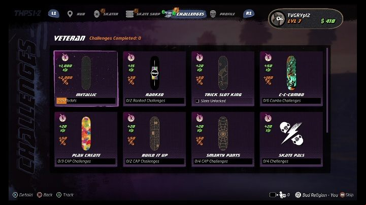 Trophy type: silver - Tony Hawks Pro Skater 1+2: Trophies/Achievements guide - Appendix - Tony Hawks Pro Skater 1+2 Guide