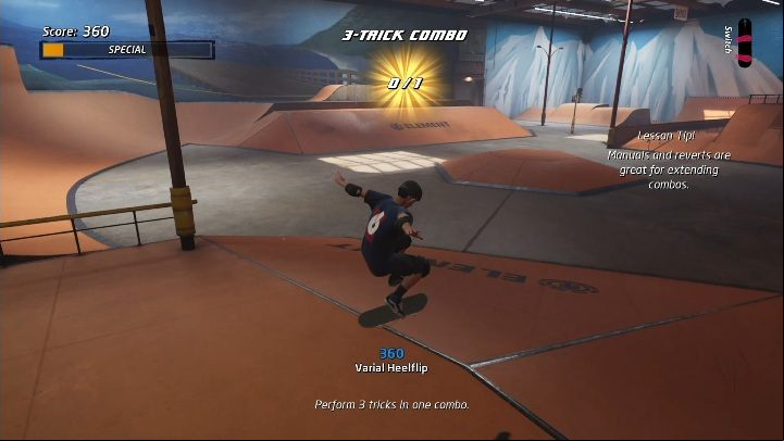 You can repeat the tutorial at any time - Tony Hawks Pro Skater 1+2: Starting tips - Basics - Tony Hawks Pro Skater 1+2 Guide