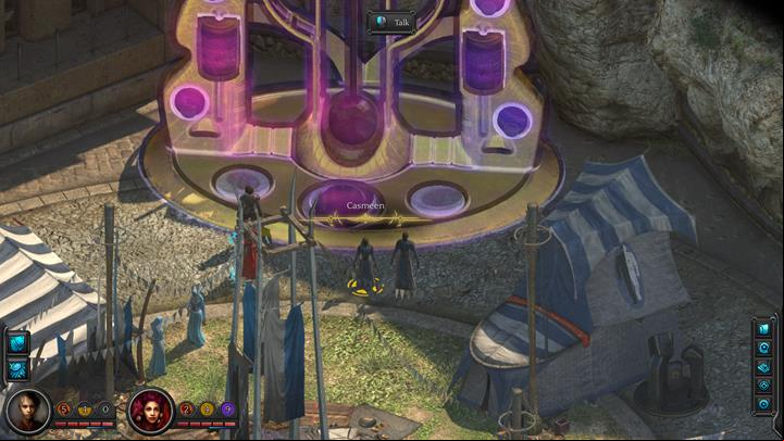 Go to the cultists leaders and agree to solve the puzzle of the big clock. - Fallen To Earth - main quest walkthrough | Reef of the Fallen World - Sagus Cliffs: Reef of the Fallen World - Torment: Tides of Numenera Game Guide