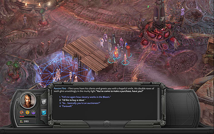 Coty can be bought when you reach the Bloom - All Torment: Tides of Numenera Achievements / Trophies - Strategy Guide - Torment: Tides of Numenera Game Guide