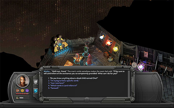 You can get the information out of Motley or take his note - Severed Child - side quest walkthrough | Valley of Dead Heroes - Valley of Dead Heroes - Torment: Tides of Numenera Game Guide