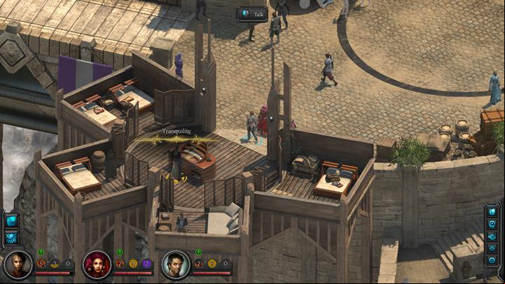 Ask the woman to put you into a trance. - The Sorrows Prey - side quest walkthrough | Circus Minor - Sagus Cliffs: Circus Minor - Torment: Tides of Numenera Game Guide