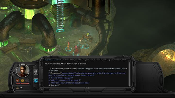 Method two is the only one that doesnt end with the robots death. - Foremans Brood - side quest walkthrough | Underbelly - Sagus Cliffs: Underbelly - Torment: Tides of Numenera Game Guide