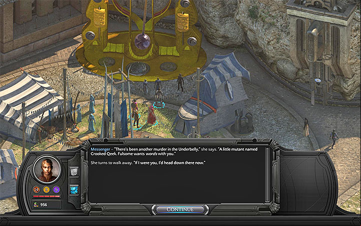 You can learn about new murders from the Messenger - Who is the serial killer in Sagus Cliffs and whom can he murder? - Puzzles and additional activities - Torment: Tides of Numenera Game Guide
