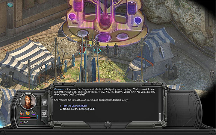This quest is not easy to unlock because it has a few additional requirements - Disciples of the Changing God - side quest walkthrough | Circus Minor - Sagus Cliffs: Circus Minor - Torment: Tides of Numenera Game Guide