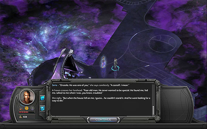 Seria can tell you about her father, Orseolo - Disciples of the Changing God - side quest walkthrough | Circus Minor - Sagus Cliffs: Circus Minor - Torment: Tides of Numenera Game Guide