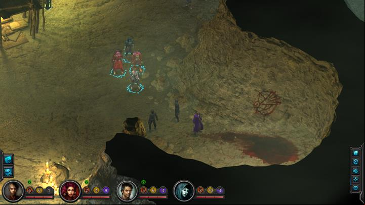 The starting location of the Circles in Red quest. - Circles in Red - side quest walkthrough | Underbelly - Sagus Cliffs: Underbelly - Torment: Tides of Numenera Game Guide