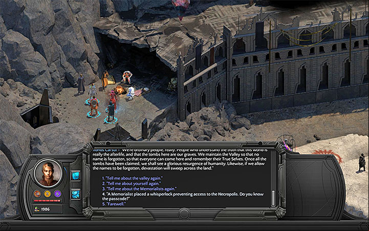 You can get the by talking to Ronos CaiSul - The Caretakers Riddle - side quest walkthrough | Valley of Dead Heroes - Valley of Dead Heroes - Torment: Tides of Numenera Game Guide