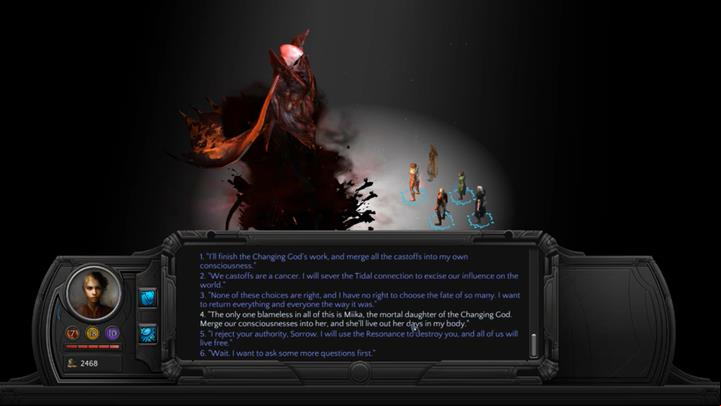 Another character that can absorb the conscience of all castoffs is Milka. - All Endings in Torment: Tides of Numenera - Endings - Torment: Tides of Numenera Game Guide