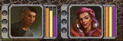 The three bars represent Strength, Speed and Intelligence. Undergoing skill checks will drain your bars - Skill Checks | Gameplay basics - Gameplay basics - Torment: Tides of Numenera Game Guide