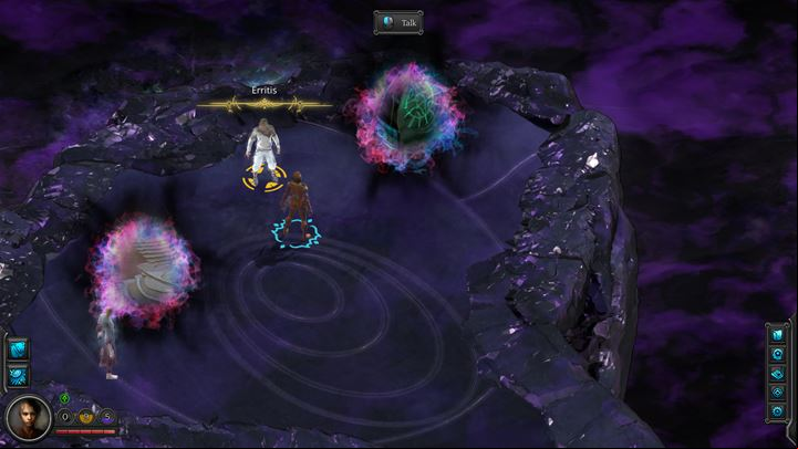 Talk with Erritis reflection and the demons that have possessed his body. - The Lost Shepherd (Erritis) | Companion quests - Companion quests - Torment: Tides of Numenera Game Guide